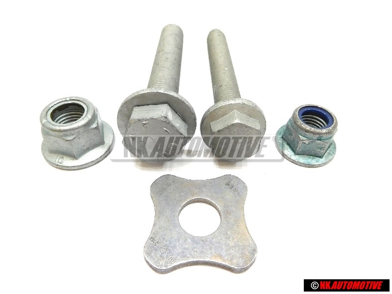 Genuine VW SET Rear Suspension Trailing Arm Bolts Nuts - Golf MK5/6 Jetta 5