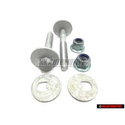 Genuine VW SET Rear eccentric suspension Bolts Nuts - Golf Jetta MK5/6 Scirocco