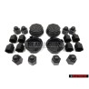 Genuine VW SET 4 Wheels Centre Hub Caps & Bolt Caps - Golf MK1/2 Cabriolet