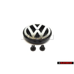 Genuine VW SET Rear Hatch Boot Trunk Badge Emblem w/ fitting Grommets - Golf MK2