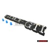 Genuine VW SET Golf GTI Boot Badge with 3 Fixing Clips - Golf MK2 Clipper