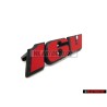 Genuine VW 16V Front Grill Badge Emblem Red - 535853679A QN5