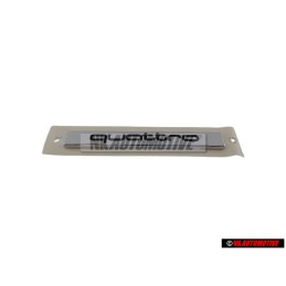 Genuine Audi QUATTRO Rear Boot Badge Emblem Chrome - 8D5853737F 2ZZ