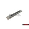 Genuine Audi QUATTRO Rear Boot Badge Emblem Chrome - 8D5853737F 2ZZ