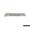 Genuine Audi QUATTRO Rear Boot Badge Emblem Chrome - 8D5853737F 2ZZ