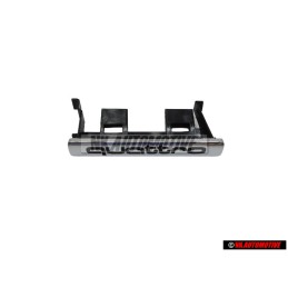 Genuine Audi QUATTRO Front Grill Badge Emblem Chrome - 8L0853736B 2ZZ