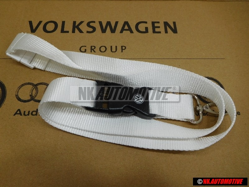 Genuine VW Lanyard White - 000087610S 084