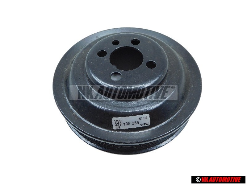 Genuine VW Poly V-Belt Pulley - 037105255
