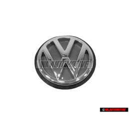 Genuine VW Rear Badge Emblem Chrome - 1H6853630 WV9