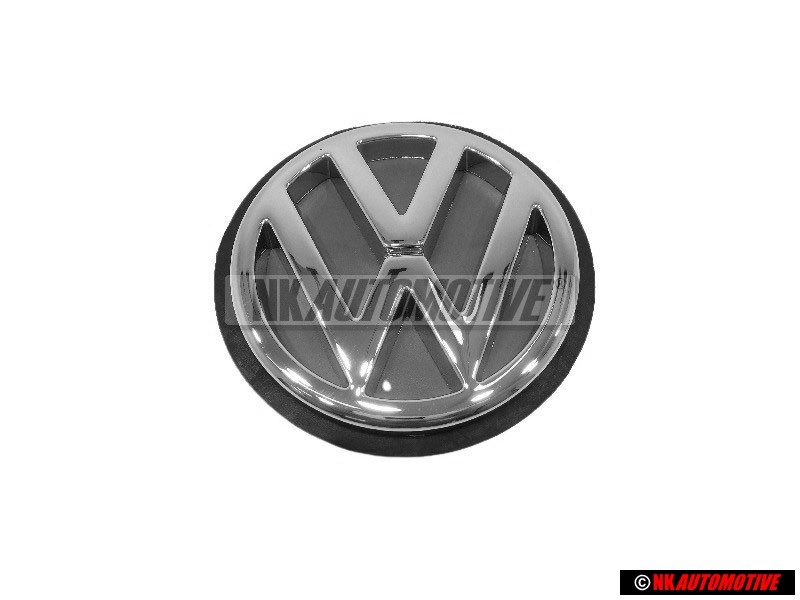 Genuine VW Rear Badge Emblem Chrome - 1H6853630 WV9