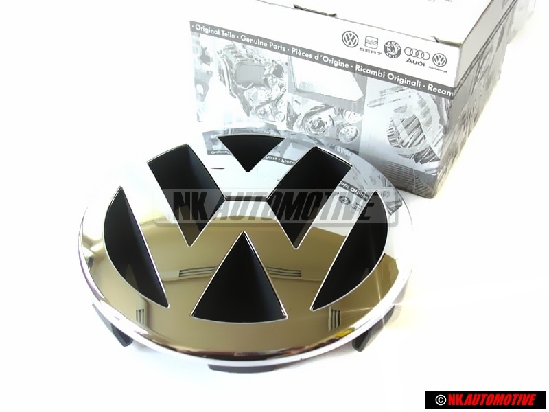 Genuine VW Front Grill Badge Emblem Chrome - 3C0853601C FDY