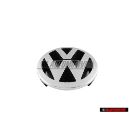 Genuine VW Front Grill Badge Emblem Chrome - 3C0853601C FDY