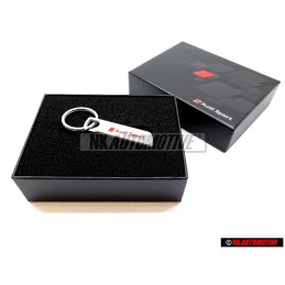Genuine Audi Key Ring Stainless Steel Audi Sport - 3181500700