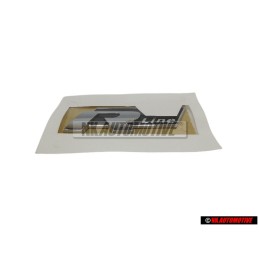 Genuine VW R LINE Side Badge Emblem Chrome - 5K0853688A FXC