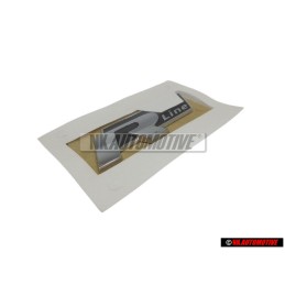 Genuine VW R LINE Side Badge Emblem Chrome - 5K0853688A FXC