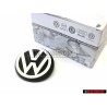 Genuine VW Rear Boot Badge Emblem White 50mm - 191853601B QK6