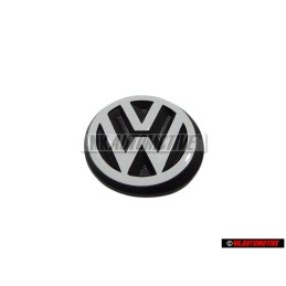 Genuine VW Rear Boot Badge Emblem White 50mm - 191853601B QK6