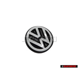 Genuine VW Rear Boot Badge Emblem White 50mm - 191853601B QK6