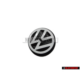 Genuine VW Rear Boot Badge Emblem White 50mm - 191853601B QK6