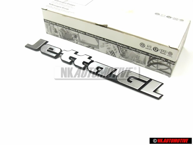 Genuine VW JETTA GL Rear Boot Badge Emblem Chrome - 165853687P GX2