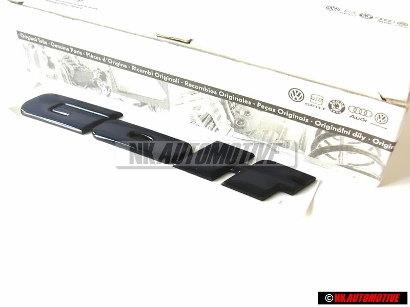 Genuine VW GOLF Rear Badge Emblem Dark Blue - 1H6853687T DXJ