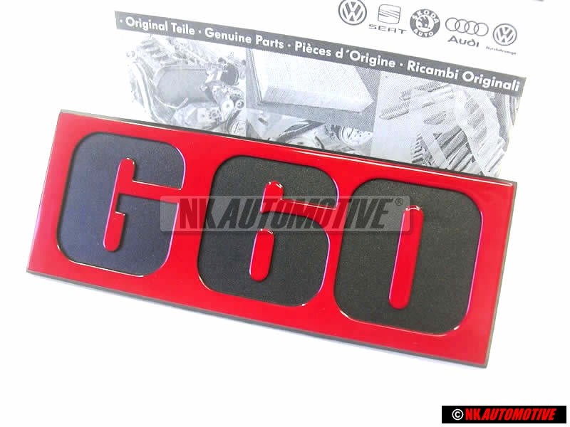 Genuine VW G60 Front Grill Badge Emblem - 191853679G