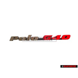 Genuine VW POLO G40 Rear Boot Badge Emblem Chrome Red - 871853687E VD9
