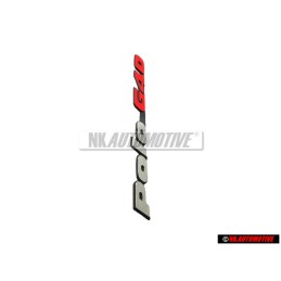 Genuine VW POLO G40 Rear Boot Badge Emblem Chrome Red - 871853687E VD9