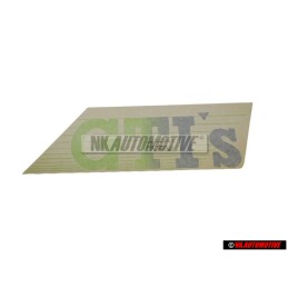Genuine VW GTI Side STICKER - 191853427 BRA