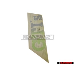 Genuine VW GTI Side STICKER - 191853427 BRA