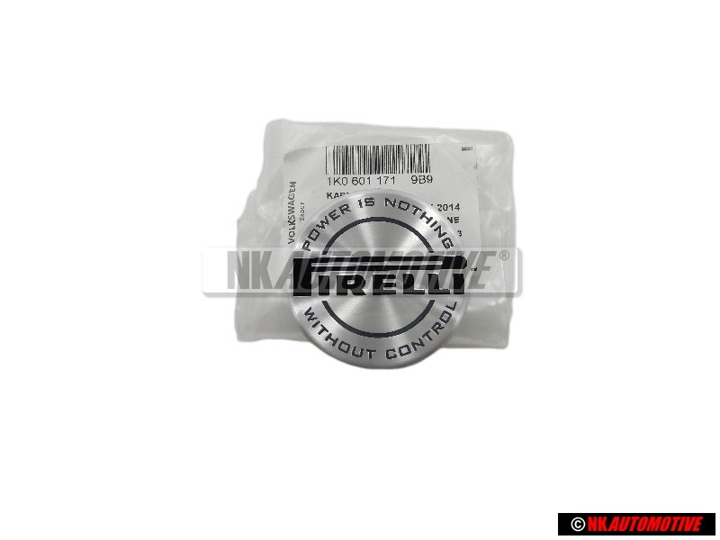 Genuine VW Cover Cap Satin Black - 1K0601171 9B9