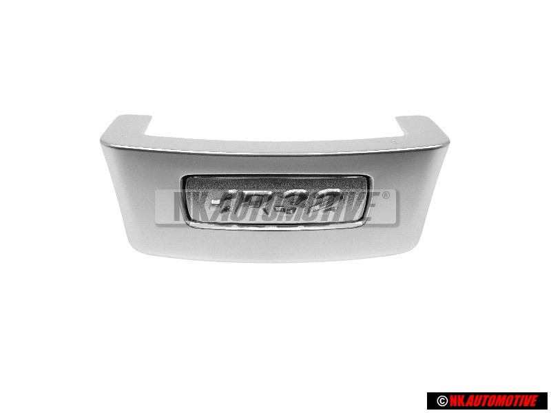 Genuine VW R32 Steering Wheel Badge Emblem Aluminium - 1K0419685S 3Q7
