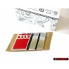 Genuine Audi S2 Rear Hatch Boot Badge Emblem Chrome Red - 895853735B2ZZ