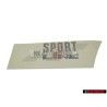 Genuine VW SPORT LINE Decal For Vehicles Left - 155853901D BYP