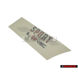 Genuine VW SPORT LINE Decal For Vehicles Left - 155853901D BYP