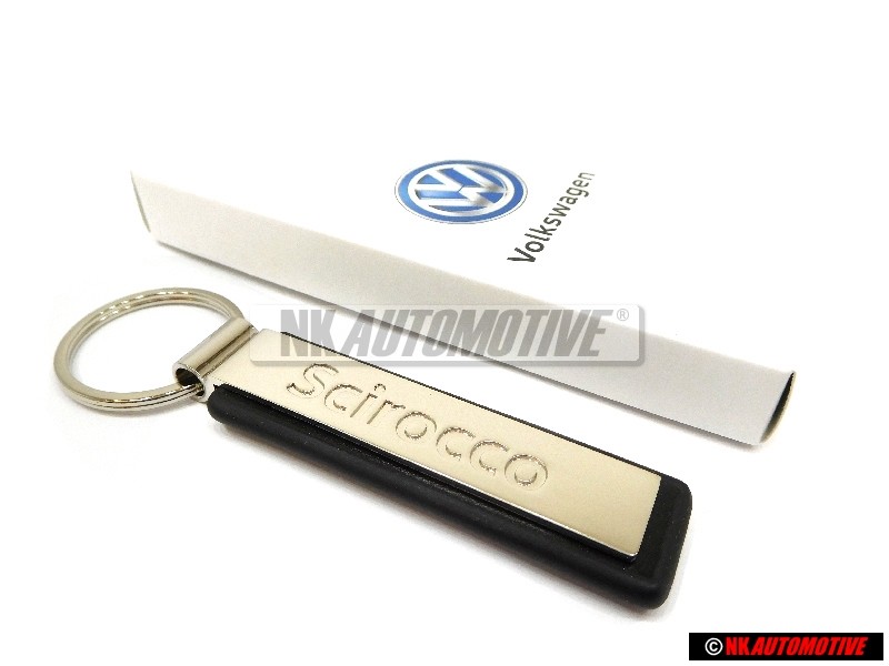 Genuine VW Keyfob Silver Black - 000087010H YPN