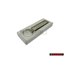 Genuine VW Keyfob Silver Black - 000087010H YPN