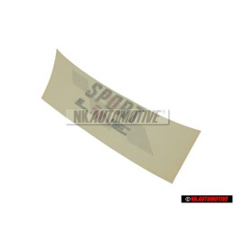 Genuine VW SPORT LINE Decal Red Vehicles Right - 155853902C BYP