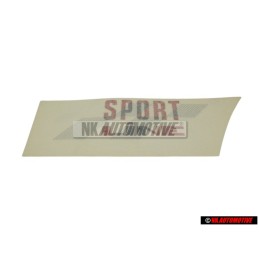 Genuine VW SPORT LINE Decal Black Vehicles Left - 155853901D BYQ