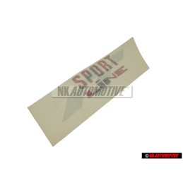 Genuine VW SPORT LINE Decal Black Vehicles Left - 155853901D BYQ
