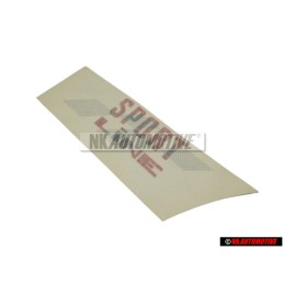 Genuine VW SPORT LINE Decal Black Vehicles Left - 155853901D BYQ