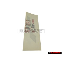 Genuine VW SPORT LINE Decal Black Vehicles Left - 155853901D BYQ