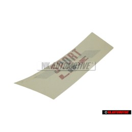 Genuine VW SPORT LINE Decal Black Vehicles Right - 155853902C BYQ