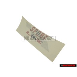 Genuine VW SPORT LINE Decal Black Vehicles Right - 155853902C BYQ