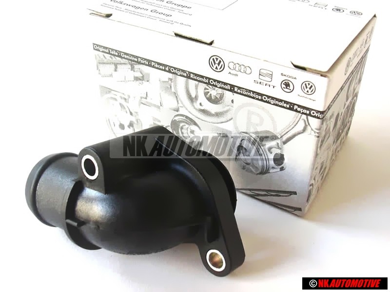 Genuine VW Radiator Top Coolant Hose Flange Elbow G60 VR6 - 535121647