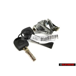 Genuine VW Lock Cylinder With Keys And Housing - 1J6827297G