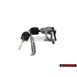 Genuine VW Lock Cylinder With Keys And Housing - 1J6827297G