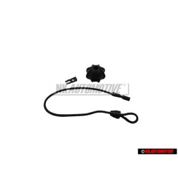 Genuine VW Holding Strap Satin Black - 1K8863447 9B9