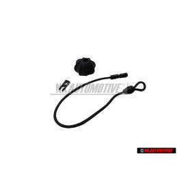 Genuine VW Holding Strap Satin Black - 1K8863447 9B9