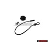 Genuine VW Holding Strap Satin Black - 1K8863447 9B9